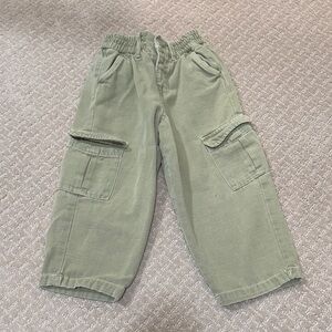 Zara Kids Olive Cargo Trousers